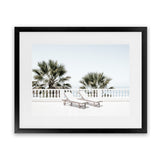 Shop Sun Terrace I Photo Art Print-Amalfi Coast Italy, Coastal, Green, Landscape, Photography, Tropical, View All, White-framed poster wall decor artwork