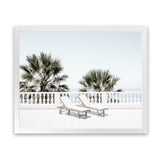 Shop Sun Terrace I Photo Art Print-Amalfi Coast Italy, Coastal, Green, Landscape, Photography, Tropical, View All, White-framed poster wall decor artwork