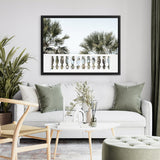 Shop Sun Terrace II Photo Canvas Art Print-Amalfi Coast Italy, Coastal, Green, Landscape, Photography, Photography Canvas Prints, Tropical, View All, White-framed wall decor artwork