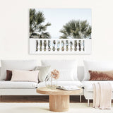 Shop Sun Terrace II Photo Canvas Art Print-Amalfi Coast Italy, Coastal, Green, Landscape, Photography, Photography Canvas Prints, Tropical, View All, White-framed wall decor artwork