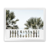 Shop Sun Terrace II Photo Art Print-Amalfi Coast Italy, Coastal, Green, Landscape, Photography, Tropical, View All, White-framed poster wall decor artwork
