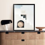 Shop Grecian Vase Photo Art Print-Boho, Coastal, Greece, Photography, Portrait, View All, White-framed poster wall decor artwork