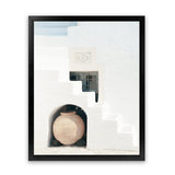 Shop Grecian Vase Photo Art Print-Boho, Coastal, Greece, Photography, Portrait, View All, White-framed poster wall decor artwork
