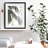 Shop Tropical Palm Villa Photo Art Print-Coastal, Greece, Green, Hamptons, Moroccan Days, Photography, Portrait, Tropical, View All, White-framed poster wall decor artwork