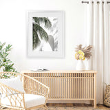 Shop Tropical Palm Villa Photo Art Print-Coastal, Greece, Green, Hamptons, Moroccan Days, Photography, Portrait, Tropical, View All, White-framed poster wall decor artwork