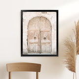 Shop Old Wooden Doorway Photo Art Print-Boho, Brown, Greece, Moroccan Days, Neutrals, Photography, Portrait, View All-framed poster wall decor artwork