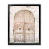 Shop Old Wooden Doorway Photo Art Print-Boho, Brown, Greece, Moroccan Days, Neutrals, Photography, Portrait, View All-framed poster wall decor artwork