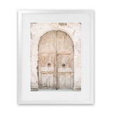 Shop Old Wooden Doorway Photo Art Print-Boho, Brown, Greece, Moroccan Days, Neutrals, Photography, Portrait, View All-framed poster wall decor artwork
