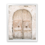 Shop Old Wooden Doorway Photo Art Print-Boho, Brown, Greece, Moroccan Days, Neutrals, Photography, Portrait, View All-framed poster wall decor artwork