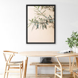 Shop Olive Branch Photo Canvas Art Print-Boho, Botanicals, Greece, Green, Neutrals, Orange, Photography, Photography Canvas Prints, Portrait, View All-framed wall decor artwork