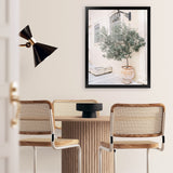 Shop Mediterranean Villa Photo Art Print-Botanicals, Greece, Green, Neutrals, Photography, Pink, Portrait, View All-framed poster wall decor artwork