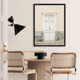 Shop Casa Entrance Photo Canvas Art Print-Grey, Moroccan Days, Orange, Photography, Photography Canvas Prints, Pink, Portrait, View All-framed wall decor artwork