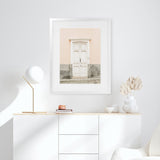 Shop Casa Entrance Photo Art Print-Grey, Moroccan Days, Orange, Photography, Pink, Portrait, View All-framed poster wall decor artwork