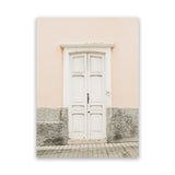 Shop Casa Entrance Photo Canvas Art Print-Grey, Moroccan Days, Orange, Photography, Photography Canvas Prints, Pink, Portrait, View All-framed wall decor artwork