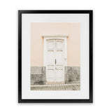 Shop Casa Entrance Photo Art Print-Grey, Moroccan Days, Orange, Photography, Pink, Portrait, View All-framed poster wall decor artwork
