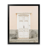 Shop Casa Entrance Photo Art Print-Grey, Moroccan Days, Orange, Photography, Pink, Portrait, View All-framed poster wall decor artwork