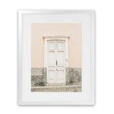 Shop Casa Entrance Photo Art Print-Grey, Moroccan Days, Orange, Photography, Pink, Portrait, View All-framed poster wall decor artwork