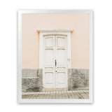 Shop Casa Entrance Photo Art Print-Grey, Moroccan Days, Orange, Photography, Pink, Portrait, View All-framed poster wall decor artwork