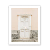 Shop Casa Entrance Photo Art Print-Grey, Moroccan Days, Orange, Photography, Pink, Portrait, View All-framed poster wall decor artwork