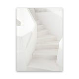 Shop Grecian Stairs Photo Canvas Art Print-Coastal, Greece, Photography, Photography Canvas Prints, Portrait, View All, White-framed wall decor artwork