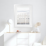 Shop Santorini Gate Photo Art Print-Coastal, Greece, Photography, Portrait, View All, White-framed poster wall decor artwork