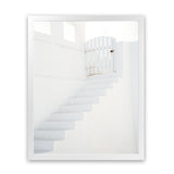 Shop Oia White Steps I Photo Art Print-Greece, Photography, Portrait, Rectangle, View All, White-framed poster wall decor artwork