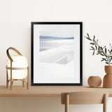 Shop Summer Horizon Photo Art Print-Blue, Coastal, Greece, Photography, Portrait, View All, White-framed poster wall decor artwork