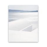 Shop Summer Horizon Photo Art Print-Blue, Coastal, Greece, Photography, Portrait, View All, White-framed poster wall decor artwork