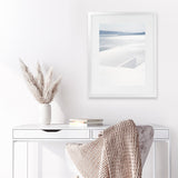 Shop Summer Horizon Photo Art Print-Blue, Coastal, Greece, Photography, Portrait, View All, White-framed poster wall decor artwork