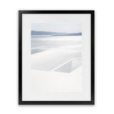 Shop Summer Horizon Photo Art Print-Blue, Coastal, Greece, Photography, Portrait, View All, White-framed poster wall decor artwork