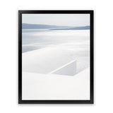 Shop Summer Horizon Photo Art Print-Blue, Coastal, Greece, Photography, Portrait, View All, White-framed poster wall decor artwork