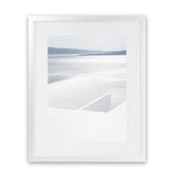 Shop Summer Horizon Photo Art Print-Blue, Coastal, Greece, Photography, Portrait, View All, White-framed poster wall decor artwork