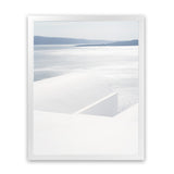 Shop Summer Horizon Photo Art Print-Blue, Coastal, Greece, Photography, Portrait, View All, White-framed poster wall decor artwork