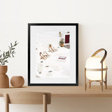 Shop Sun Chairs Photo Art Print-Coastal, Greece, Orange, Photography, Portrait, View All, White-framed poster wall decor artwork
