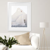 Shop Mykonos White Church Photo Art Print-Coastal, Greece, Photography, Portrait, View All, White-framed poster wall decor artwork