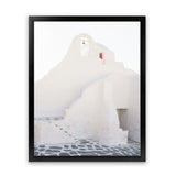 Shop Mykonos White Church Photo Art Print-Coastal, Greece, Photography, Portrait, View All, White-framed poster wall decor artwork