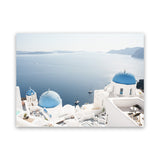 Shop Aegean Vista I Photo Canvas Art Print-Blue, Coastal, Greece, Landscape, Photography, Photography Canvas Prints, View All-framed wall decor artwork