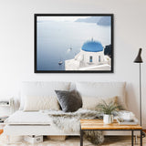 Shop Aegean Vista II Photo Canvas Art Print-Blue, Coastal, Greece, Landscape, Photography, Photography Canvas Prints, View All-framed wall decor artwork