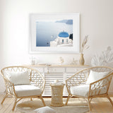 Shop Aegean Vista II Photo Art Print-Blue, Coastal, Greece, Landscape, Photography, View All-framed poster wall decor artwork