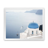 Shop Aegean Vista II Photo Art Print-Blue, Coastal, Greece, Landscape, Photography, View All-framed poster wall decor artwork