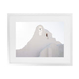 Shop Mykonos Church View Photo Art Print-Coastal, Greece, Horizontal, Landscape, Photography, Rectangle, View All, White-framed poster wall decor artwork