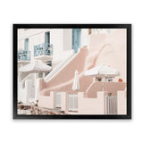 Shop Oia Rose Pink Villa I Photo Art Print-Greece, Landscape, Neutrals, Photography, Pink, View All-framed poster wall decor artwork