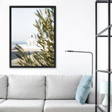 Shop Olive Branch View Photo Canvas Art Print-Botanicals, Coastal, Greece, Green, Photography, Photography Canvas Prints, Portrait, View All-framed wall decor artwork
