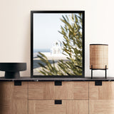 Shop Olive Branch View Photo Art Print-Botanicals, Coastal, Greece, Green, Photography, Portrait, View All-framed poster wall decor artwork