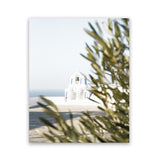 Shop Olive Branch View Photo Art Print-Botanicals, Coastal, Greece, Green, Photography, Portrait, View All-framed poster wall decor artwork