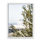 Shop Olive Branch View Photo Canvas Art Print-Botanicals, Coastal, Greece, Green, Photography, Photography Canvas Prints, Portrait, View All-framed wall decor artwork