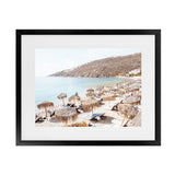 Shop Mykonos Beach I Photo Art Print-Brown, Coastal, Greece, Horizontal, Landscape, Neutrals, Photography, Rectangle, View All-framed poster wall decor artwork