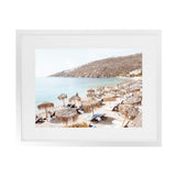 Shop Mykonos Beach I Photo Art Print-Brown, Coastal, Greece, Horizontal, Landscape, Neutrals, Photography, Rectangle, View All-framed poster wall decor artwork