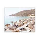 Shop Mykonos Beach I Photo Art Print-Brown, Coastal, Greece, Horizontal, Landscape, Neutrals, Photography, Rectangle, View All-framed poster wall decor artwork