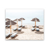 Shop Psarou Beach II Photo Art Print-Boho, Brown, Coastal, Horizontal, Landscape, Neutrals, Photography, Rectangle, View All-framed poster wall decor artwork